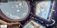Visitez la Station spatiale sur Google Street View grâce à Thomas Pesquet. C’est la première fois que des images Street View sont prises au-delà de la Terre. © Google