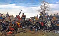 La guerre de Cent Ans en 5 dates clés. Ici, représentation du combat des Trente. © Octave Penguilly L'Haridon, Wikimedia Commons, DP