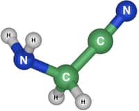 Figure 3. Représentation 3D de l'aminoacétonitrile (NH2CH2CN)
