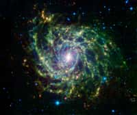 La galaxie IC 342 photographiée en infrarouge par le télescope Spitzer. © Nasa/JPL/Caltech
