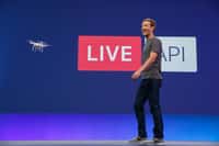 Lors de la conférence annuelle F8, Mark Zuckerberg, le patron de Facebook, a dressé la feuille de route pour les 10 années à venir. © Facebook