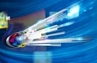 Le cœur de l’infrastructure Internet mondiale repose sur la fibre optique. Repousser les limites de cette technologie est un enjeu crucial pour répondre à l’augmentation du volume de données qui circulent dans ces tuyaux. © Alphaspirit, Shutterstock