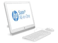 Attention, ceci n’est pas vraiment une tablette ! Le HP Slate 21 AIO est doté d’un processeur Tigra 4 de Nvidia et d’un écran 21,5 pouces, et se destine avant tout à la famille. © HP