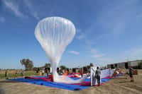 Le projet Loon de distribution d’accès Internet via des ballons stratosphériques a débuté en 2013. © Google