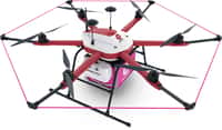 Rakuten a conçu son drone-livreur en partenariat avec Autonomous Control Systems Laboratory, société dont le géant japonais du commerce en ligne est actionnaire. © Rakuten


