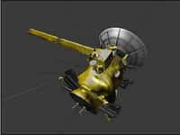Parmi les 22 fichiers d’impression 3D que la Nasa propose figure une reproduction de la sonde spatiale Cassini dont la mission, depuis 2004, est l’étude de Saturne et de ses mondes. © Nasa, JPL-Caltech