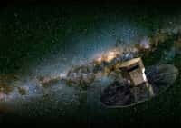 GAIA en train de cartographier les étoiles de la Voie Lactée Le programme a été approuvé par l'ESA en 2000, et le lancement est prévu pour 2011(Crédits : ESA)