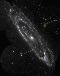 Mosaïque de la galaxie d'Andromède M31 prise par GALEXCrédit : NASA