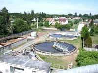 Une station d'épuration pour le traitement des eaux usées