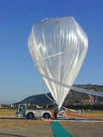 Lancement d'un ballon stratosphérique