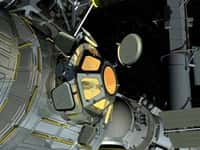 Chambre avec vue pour la Station spatiale internationale : la coupole d'observation ! (crédit : ESA-D. Ducros)