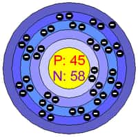 Atome de rhodium