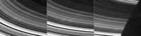 Des Spokes observés par Cassini le 5 septembre 2005