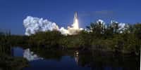 L'ultime lancement de la navette Columbia (STS-107).crédit NASA