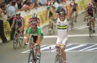 Arrivée d'une étape du Tour de France en 2002Crédit : http://www.cyclingnews.com