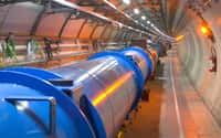 Une vue du tunnel du LHC. © Cern