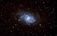 Messier 33 la belle galaxie spirale de la constellation du Triangle. © S. Le Brigand
