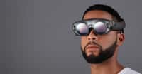 Les lunettes de réalité augmentée Magic Leap One présentent un design qui n’est pas sans rappeler un style vu dans certains films de science-fiction. © Magic Leap