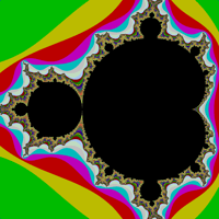L'ensemble de Mandelbrot exhibe une structure qui se répète à toutes les échelles. C'est une propriété caractéristique des fractales. Crédit : Princeton University