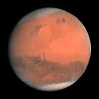 Mars vue par la sonde Rosetta. Crédits : Esa