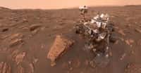À plusieurs reprises, le rover Curiosity a détecté du méthane (CH4) sur Mars. Mais la sonde Trace Gas Orbiter n’a jamais pu confirmer les mesures. Les chercheurs de la Nasa proposent aujourd’hui enfin une explication. © Nasa, JPL Caltech, MSSS