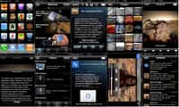 Panel des différentes fonctionnalités proposées par l'application Nasa pour iPhone. © Futura-Techno