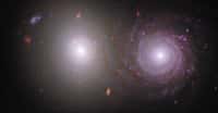 Des chercheurs ont combiné les données du télescope spatial Hubble et celles du télescope spatial James-Webb pour en apprendre plus sur les galaxies. © Nasa, ESA, CSA, Rogier Windhorst (ASU), William Keel (université de l’Alabama), Stuart Wyithe (université de Melbourne), JWST Pearls Team, Alyssa Pagan (STScI)
