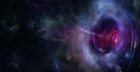 En « prenant le pouls » d’un trou noir, des chercheurs de l’université de Groningue (Pays-Bas) ont découvert sur les jets de matière qu’il émet naissance dans la couronne de plasma qui se forme lorsqu’il accrète de la matière. © elen31, Adobe Stock