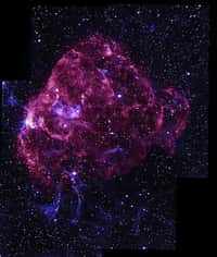 Les vestiges de la supernova Puppis-A. Crédit Nasa