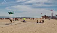 Plage de Coney Island, dans l'arrondissement de Brooklyn, à New York. © Bruno Bleu, Fotolia