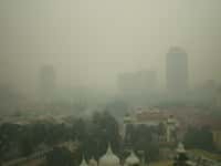Les fameux smogs, ces brouillards de pollution qui frappent à l'occasion les grandes villes, sont chargés de particules fines.&nbsp;Or, leur inhalation pourrait occasionner des cancers du poumon.&nbsp;© Servus, Flickr, cc by sa 2.0