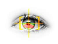 L’oculométrie, ou eye tracking en anglais, est une technique qui permet de détecter avec précision le mouvement des yeux. Cette technologie est employée au CHU de Tours pour aider des patients intubés à communiquer par l’intermédiaire d’un logiciel qu’ils contrôlent du regard. © Opelblog, CC by-nc-nd 2.0