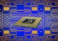 Les processeurs sont au cœur des ordinateurs et évoluent d'années en années. Les nouveaux processeurs Core d'Intel sont basés sur la microarchitecture Skylake qui repose sur une finesse de gravure de 14 nanomètres. © Geralt, Pixabay, DP