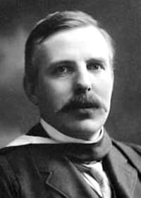 Rutherford a été le premier à étudier la réaction de fusion du bore avec l'hydrogène. © The Nobel Foundation
