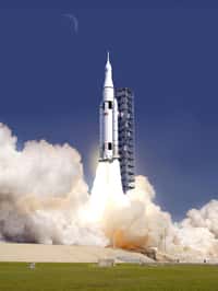 La Nasa vient de dévoiler son futur lanceur lourd de son système de lancement spatial dont l'objectif est d'emmener des hommes sur un astéroïde et sur Mars. © Nasa