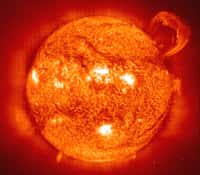 Les entrailles du Soleil nous sont inaccessibles, mais les simulations numériques permettent aux chercheurs de mieux les comprendre. © DR