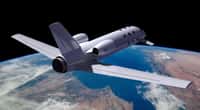 L'avion spatial d'Astrium ressemble à un jet d'affaires traditionnel à la différence qu'il sera équipé d'un moteur fusée fonctionnant avec un mélange d'oxygène liquide et de méthane. Il sera conçu pour les vols atteignant une altitude de plus de 100 km qui marque, par convention, la frontière entre la Terre et l'espace. © Astrium/image MasterImage/2008
