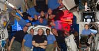 Cette mission aura permis de rassembler quatre astronautes féminins à bord de la Station spatiale. Un record ! Les trois femmes de STS-131 ont rejoint Tracy Caldwell Dyson (Nasa), d’Expedition 23. Crédit Nasa