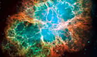 Des diamants se sont sans doute formés dans les restes de la supernova à l'origine du pulsar du Crabe que l'on voit sur cette photo. © Nasa