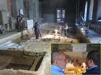 Le chantier des fouilles à l'intérieur du couvent de Sant'Orsola, montré sur le site des&nbsp;Nouvelles de Florence.&nbsp;© Nove da Firenze