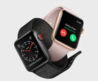La montre connectée Apple Watch enregistre notamment le rythme cardiaque via un capteur optique. © Apple