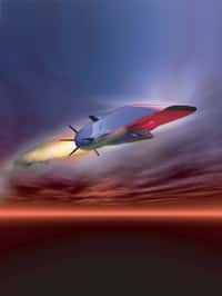 Le X-51 Waverider a réussi son vol d'essai et battu le record du plus long vol hypersonique, alors détenu par l'X-43A. Crédit Boeing