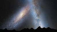 Une vue d'un aspect possible de&nbsp;la voûte céleste dans 3,75&nbsp;milliards d'années.&nbsp;©&nbsp;Nasa, Esa, Z. Levay and R. van der Marel (STScI), T. Hallas, and A. Mellinger