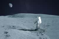 Le retour de l'Homme sur la Lune et les différentes missions robotiques prévues nécessiteront la définition d'une heure lunaire, comme sur Terre. © Artsiom P, Adobe Stock