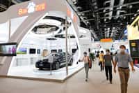 Le rapprochement entre Baidu et Geely sur le marché de la voiture électrique est un signal fort envoyé à l’industrie. © WANG Zhao / AFP