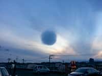 Les boules nuageuses prises en photo au Japon en 2016. © nico @飲んだくれ 