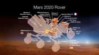 Les instruments scientifiques à bord du futur rover martien de la Nasa. Celui-ci reprend la même plateforme que celle de Curiosity. © Nasa