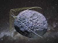 La capture d'un petit astéroïde est la grande idée du moment à la Nasa. Un projet d'utilisation d'un filet a reçu un financement du Niac pour en&nbsp;démontrer la faisabilité. © Nasa/Tethers Unlimited