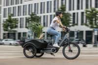 Le vélo cargo électrique Concept Dynamic Cargo développé par Cube en collaboration avec BMW. © Cube