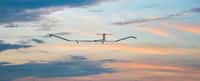 Le drone stratosphérique solaire Zephyr S d’Airbus se destine à diverses missions civiles ou militaires. © Airbus